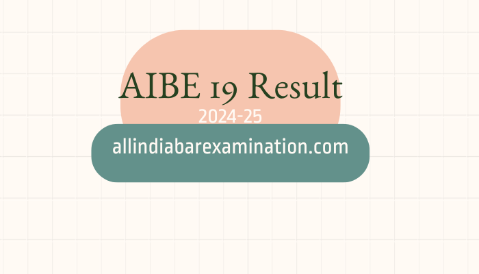 AIBE 19 Result