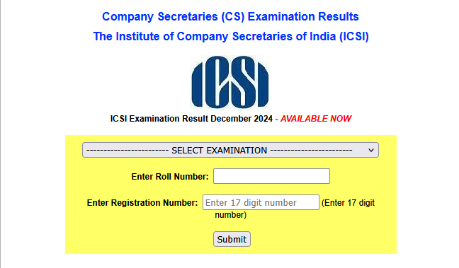 ICSI CS December Results 2024