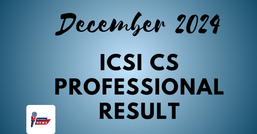 ICSI CS December Results 2024