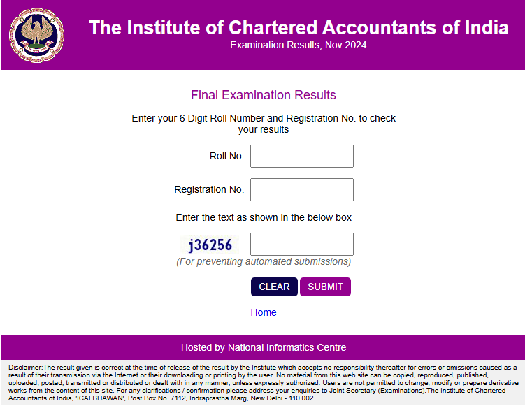 ICAI CA January 2025 Results