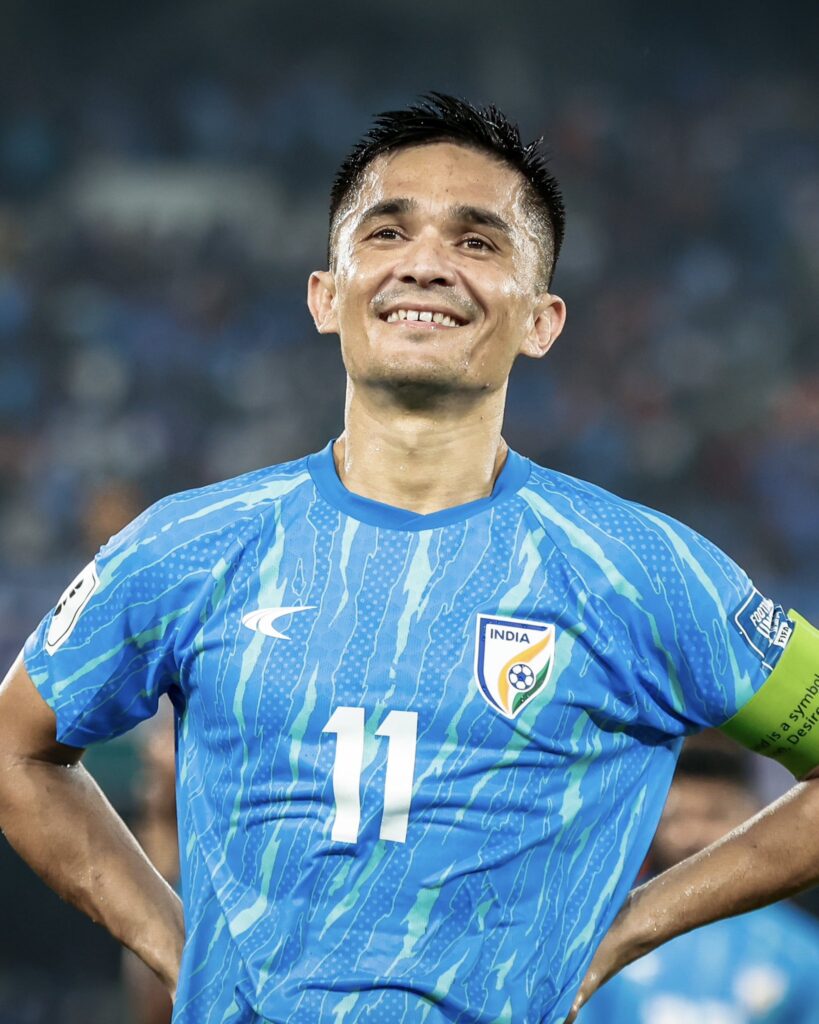 Indian football legend Sunil Chhetri