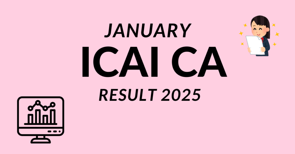 ICAI CA January 2025 Results