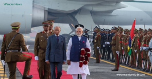 Narendra Modi Arrives in Mauritius